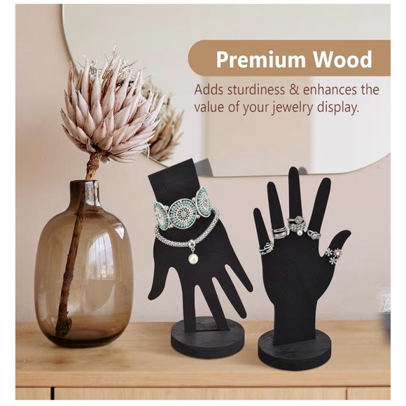 Jewelry Display - Wood 2 Way 8” x 3” - Picture 4 of 5